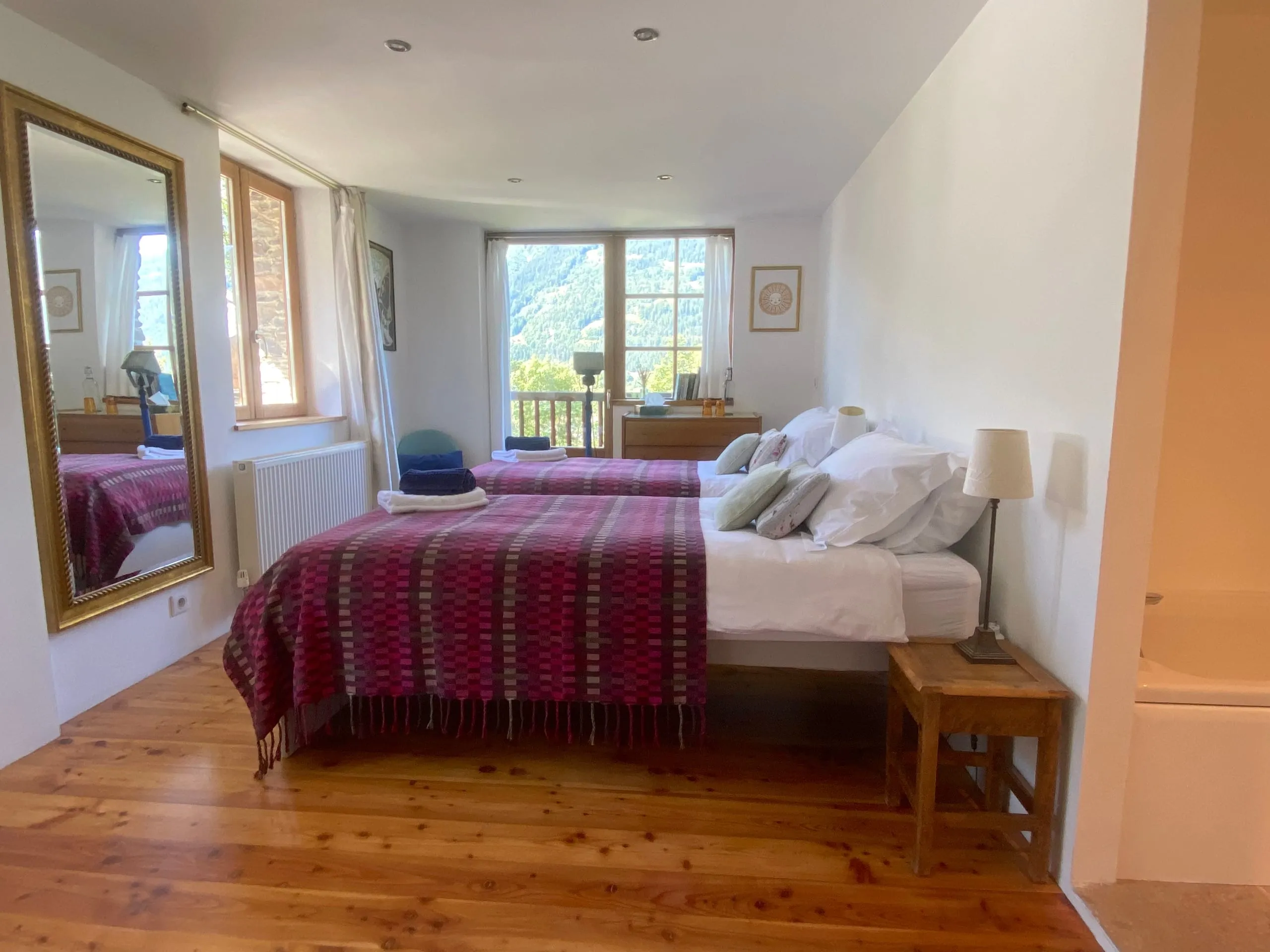 La même chambre en lits jumeaux